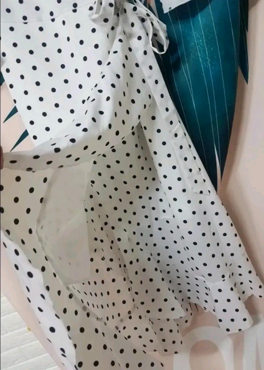 도트 플레어 롱 원피스 55 4