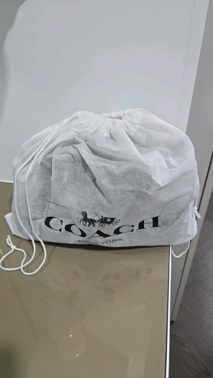 코치 사피아노 레더 체인 숄더백 블랙 7