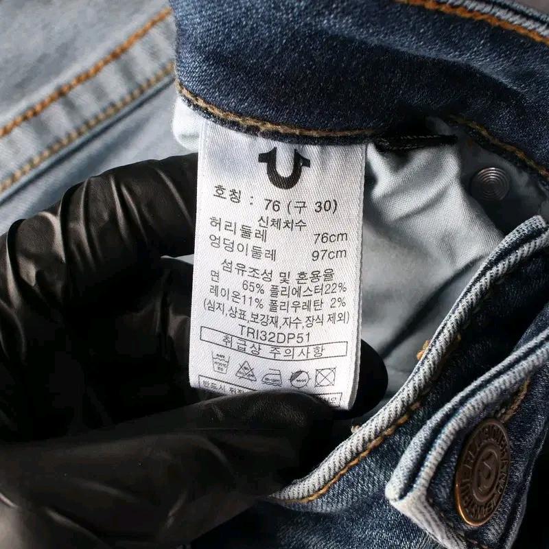 트루릴리젼 미드워싱 부츠컷 데님 팬츠 30 8