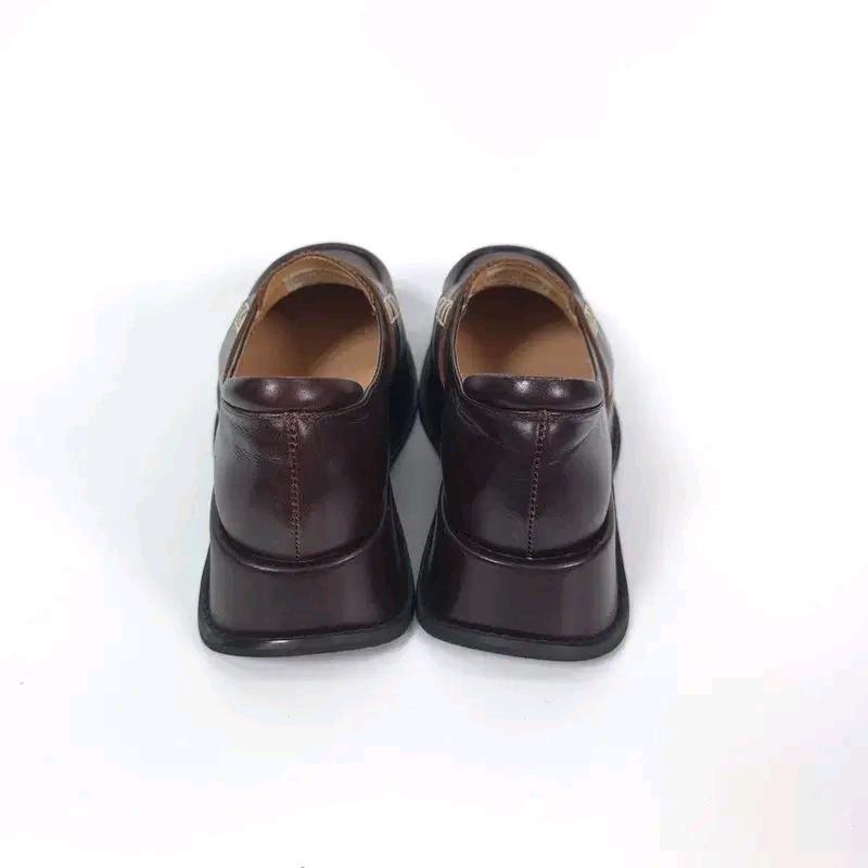 언다이드룸 청키솔 버건디 브라운 로퍼 235 3