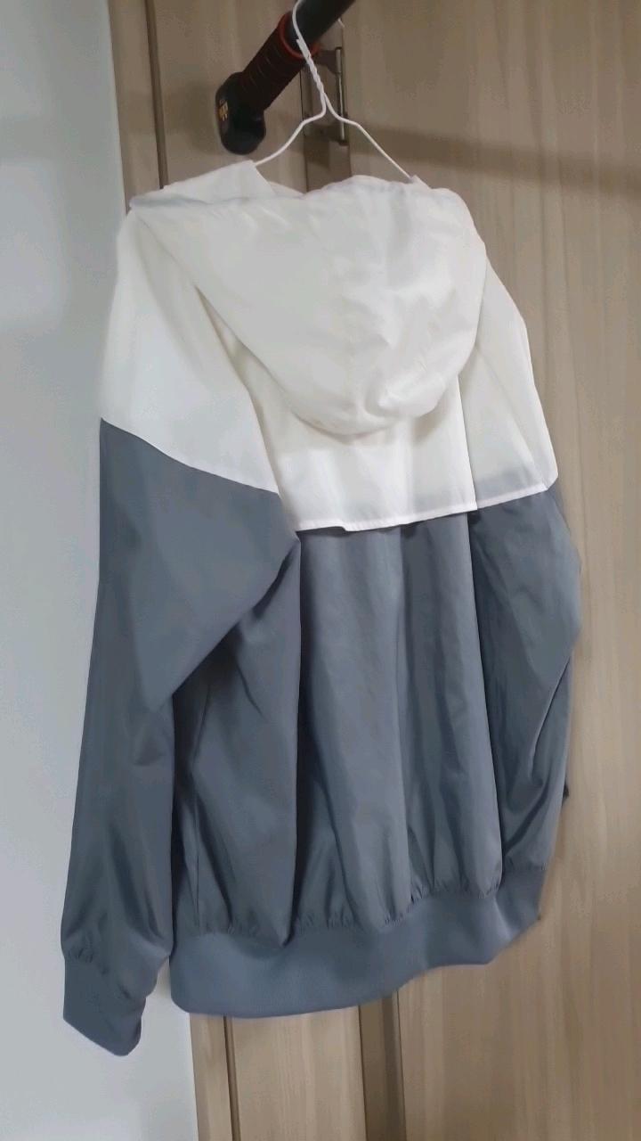 나이키 윈드러너 후드 바람막이 재킷 화이트그레이 4