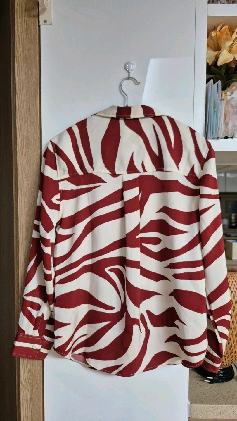 H&M 지브라 패턴 블라우스 S 3