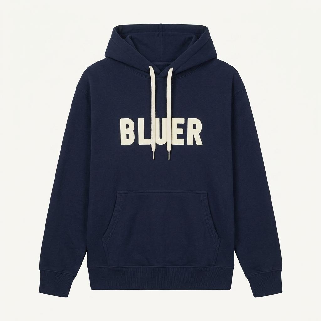 네이머클로딩 BLUER 그래픽 후드티 네이비 1
