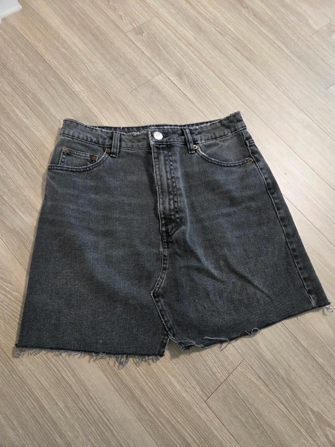 ZARA)  흑청 데님 스커트 30 2