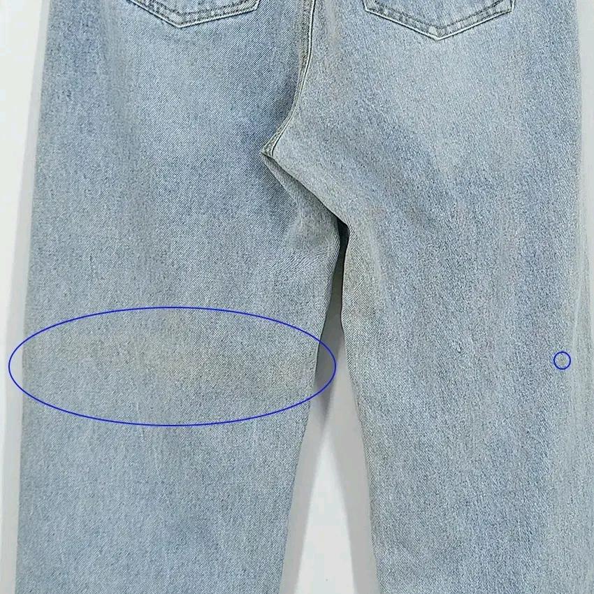 칼라거펠트 여성 워싱 와이드핏 데님팬츠 연청55 (HU43939) 7