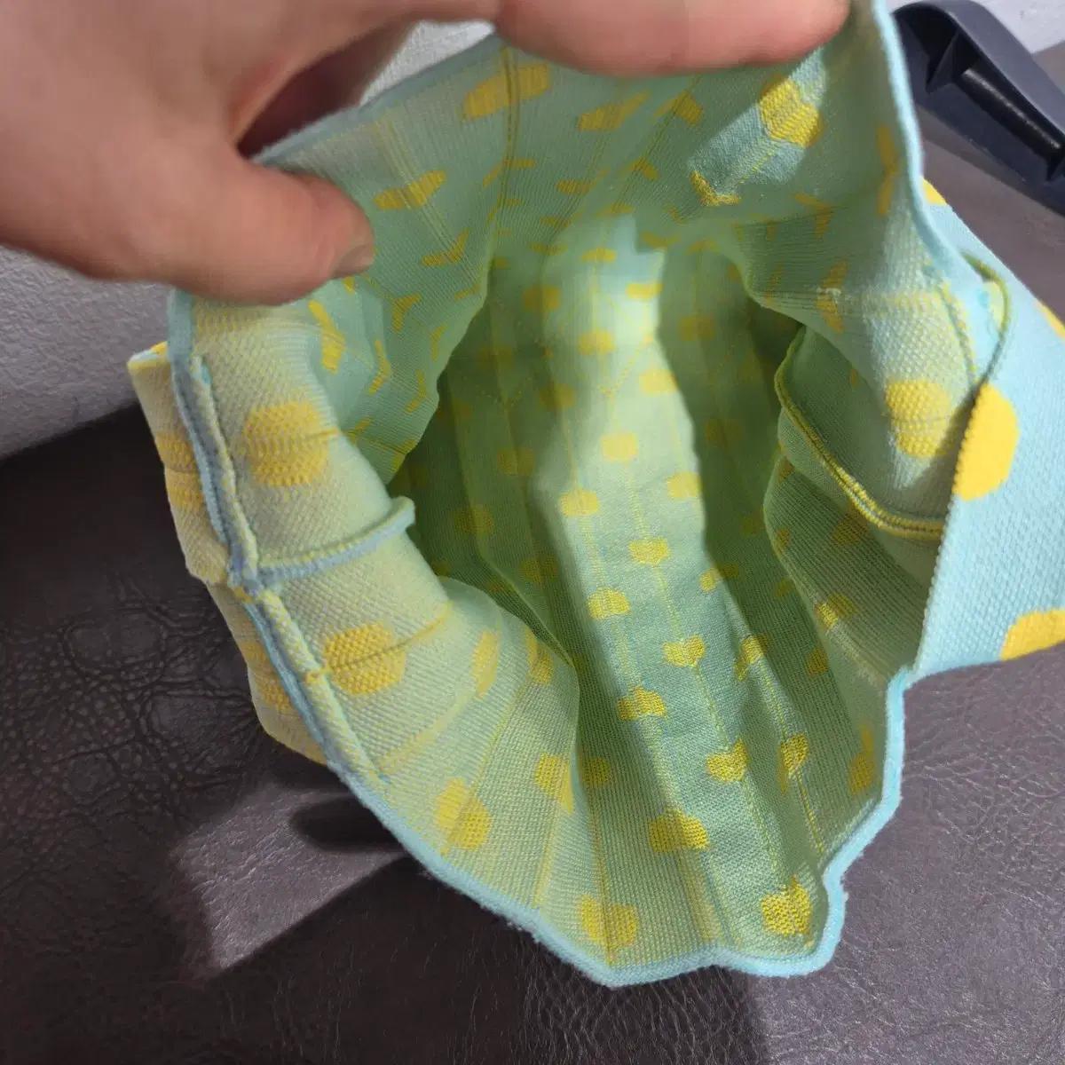 플리츠마마 도트 숄더백 민트 6