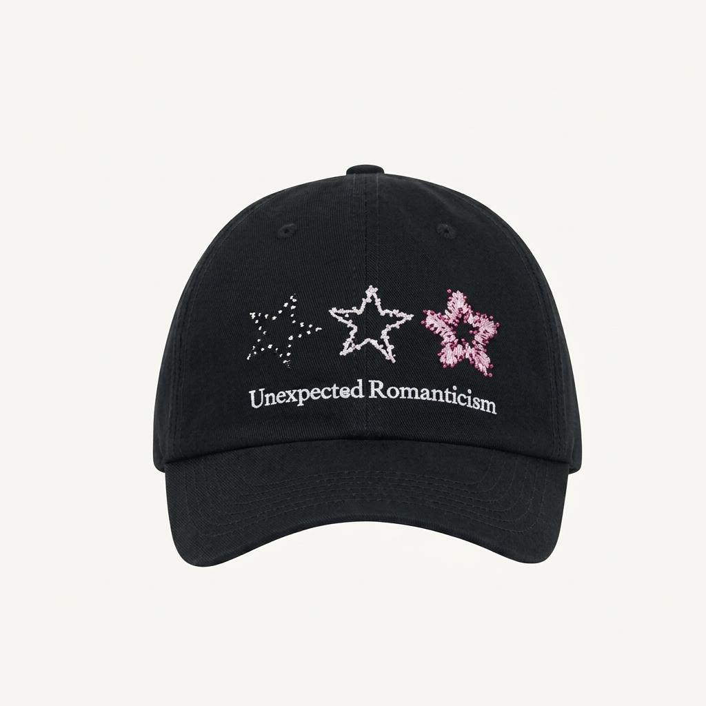쓰리투에이티 THREE STARS BALL CAP 블랙