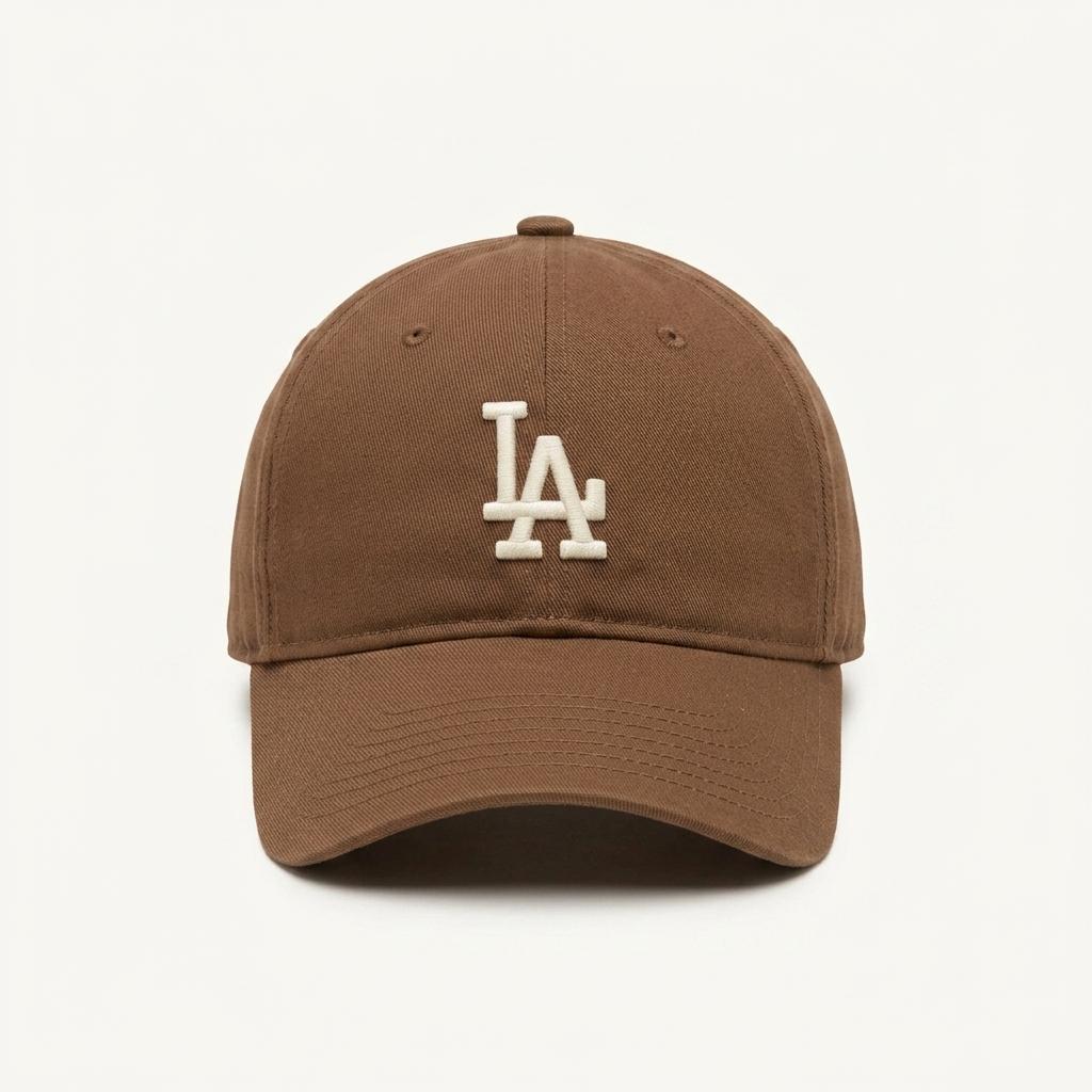 MLB LA 다저스 로고 볼캡 브라운