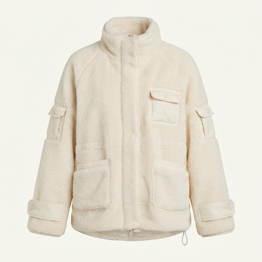 비터셀즈 Ewe fur jacket ivory 아우터 1