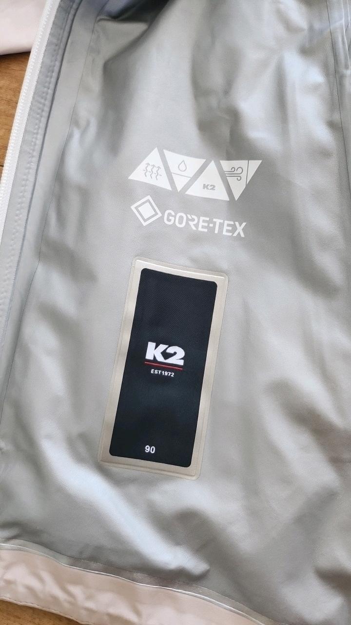 K2 고어텍스 방수 바람막이 점퍼 아이보리 3