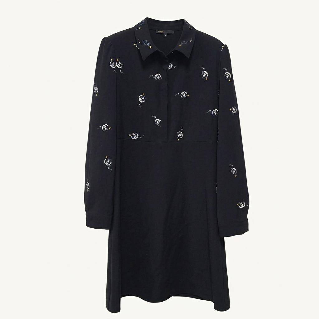 M 마쥬 MAJE 블랙 원피스 D474 1