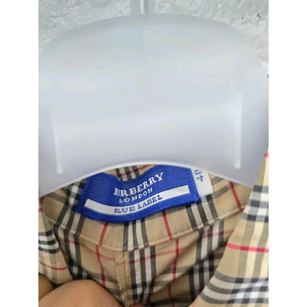 S 버버리 체크 블라우스 셔츠 D523 3