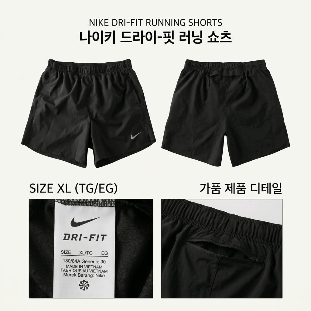 나이키 드라이-핏 러닝 쇼츠 블랙