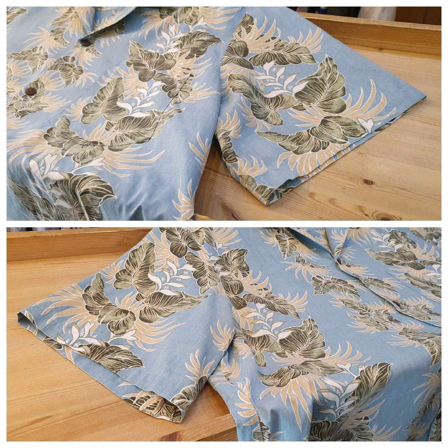 130(4XL).하와이안 셔츠(라이트블루) 5