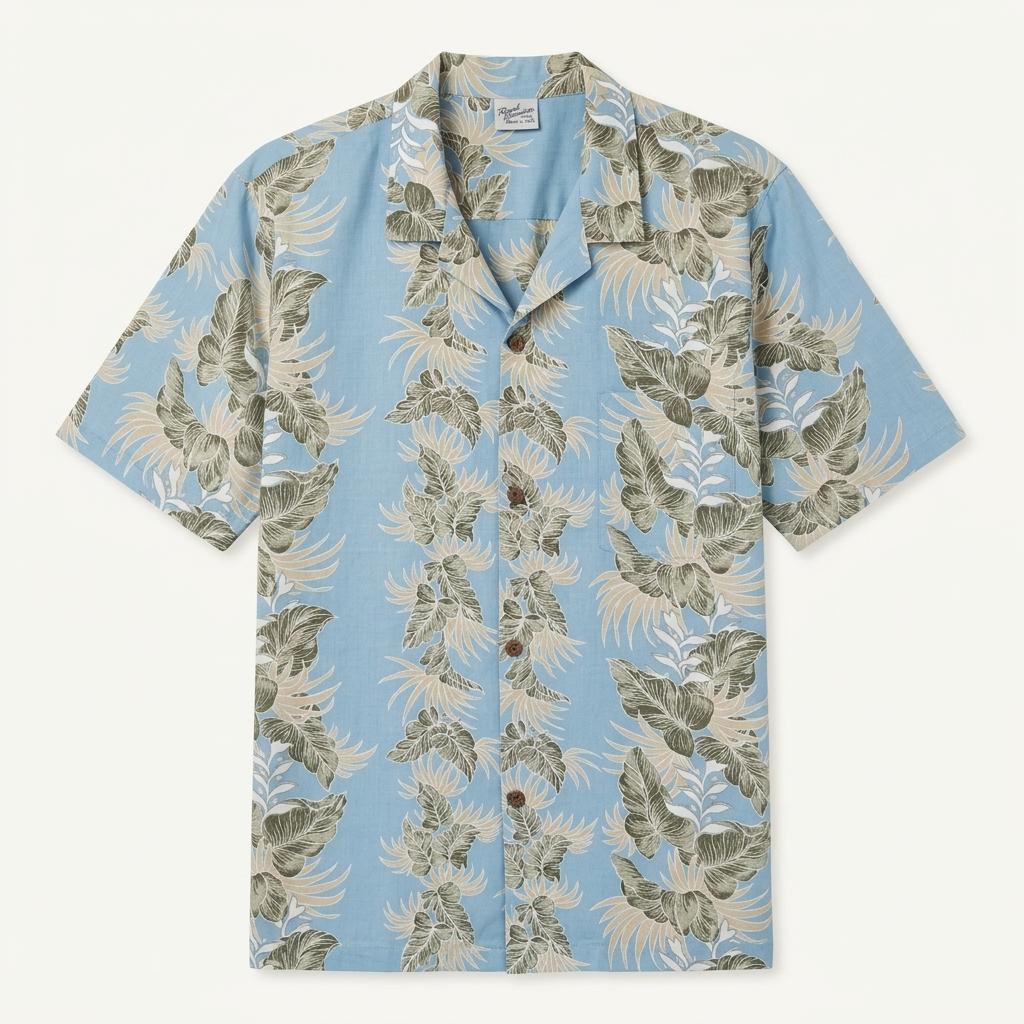 130(4XL).하와이안 셔츠(라이트블루) 1