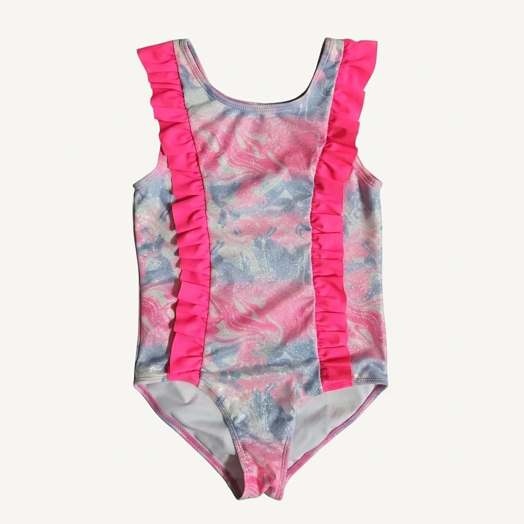 Betsey Johnson 키즈 프릴 원피스 수영복 1