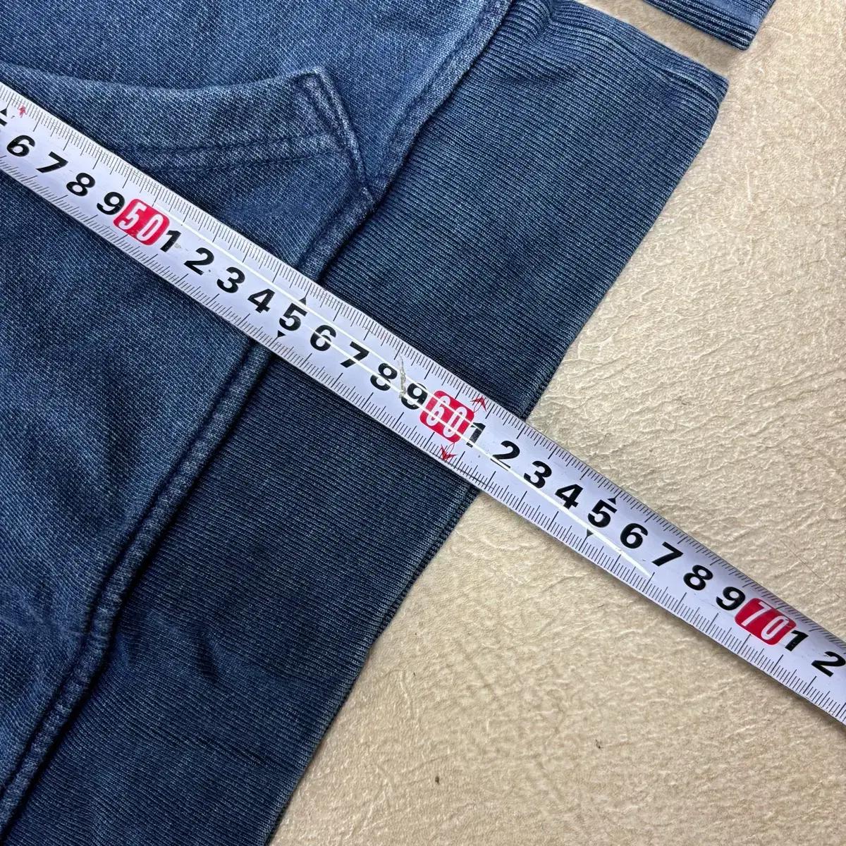 갭 빅로고 블루 후드티 5