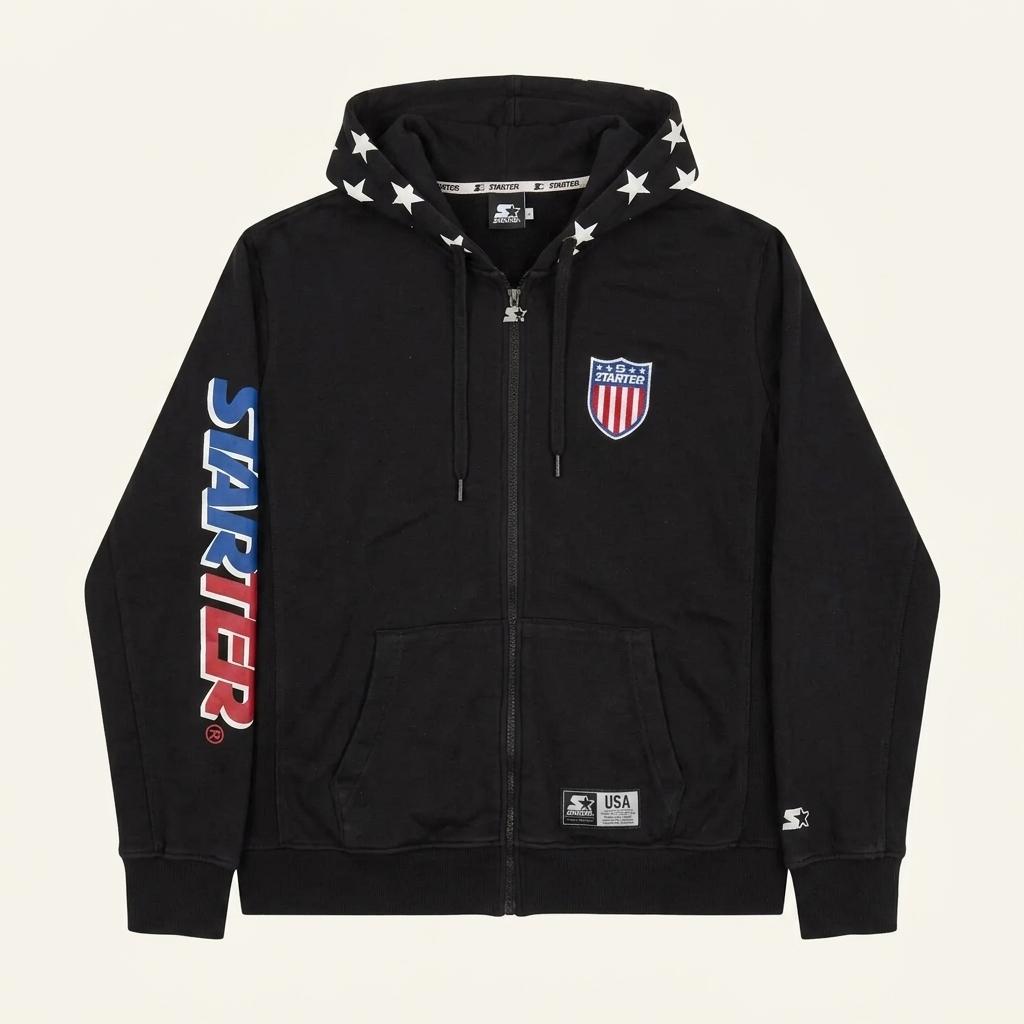 스타터 usa 로고 후드집업 1