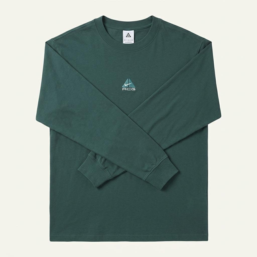 나이키 ACG 로고 롱슬리브 긴팔 티셔츠 그린 1
