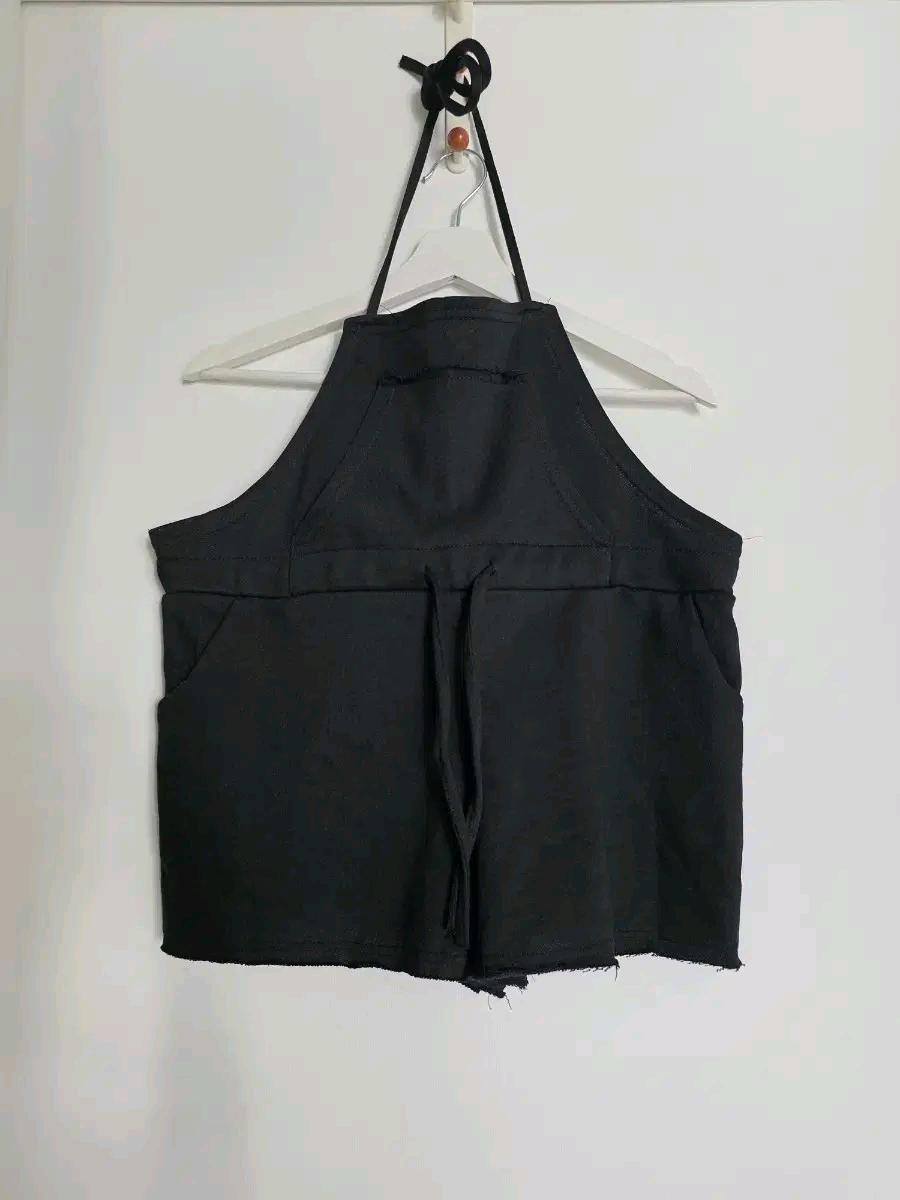 블랙 멜빵 반바지 끈 스타일 & 그래픽티셔츠 95사이즈 3