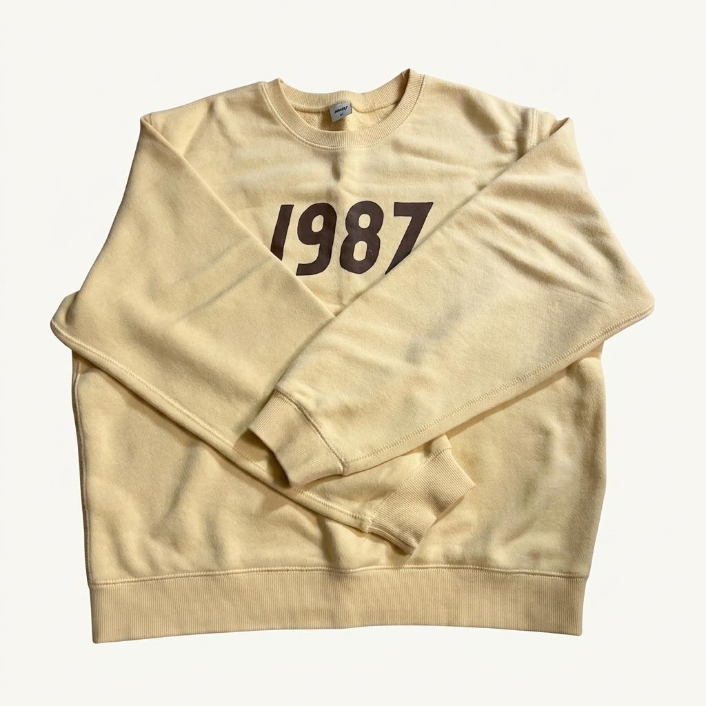 Mmlg 1987 로고 맨투맨 옐로우 1