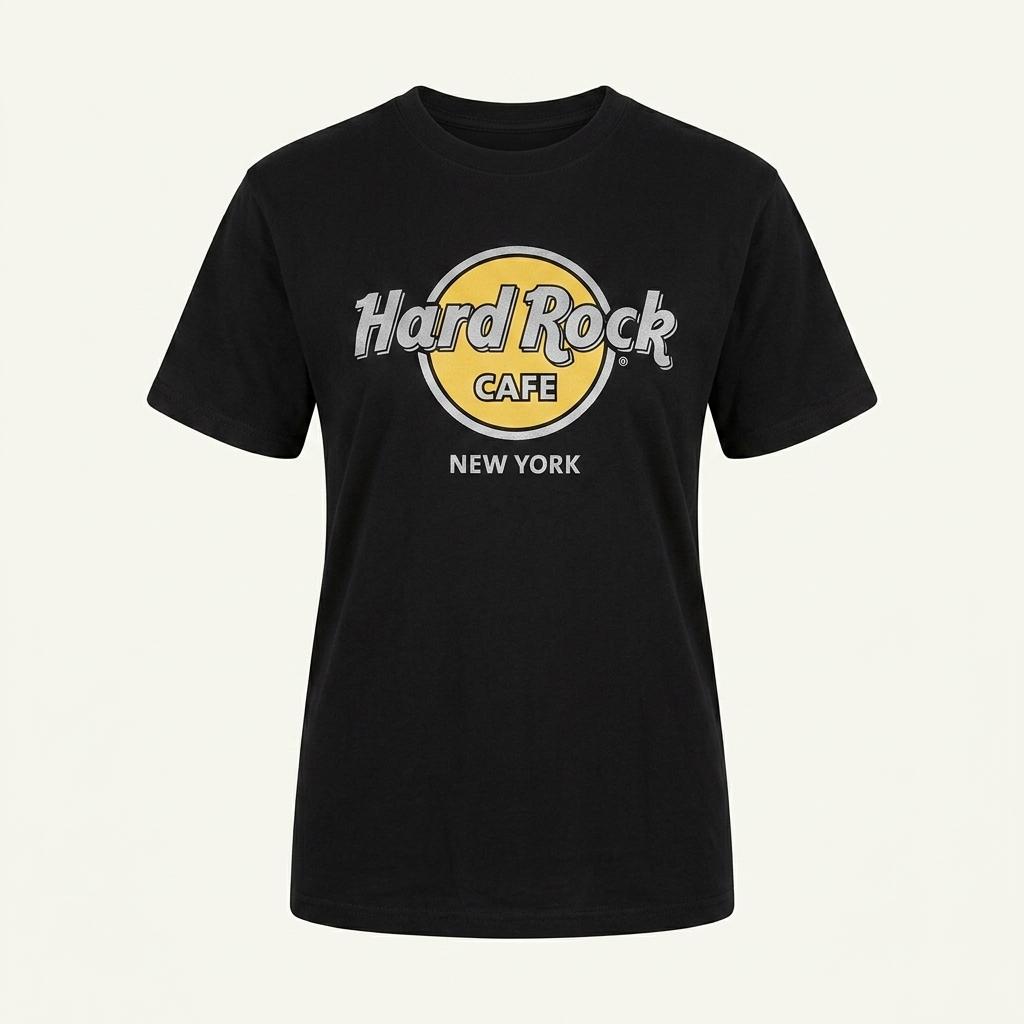 하드 락 카페 뉴욕 그래픽 반팔 티셔츠 E0623 1