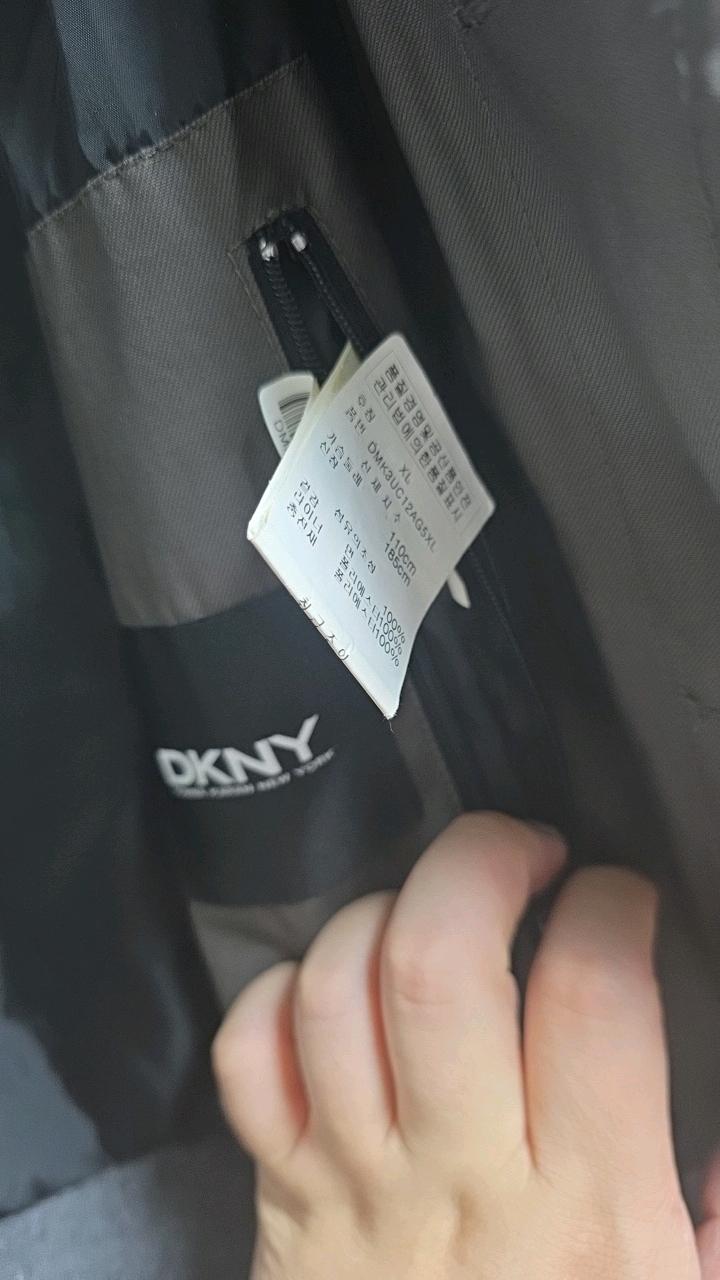 DKNY 남성 면 혼방 트렌치 코트 5