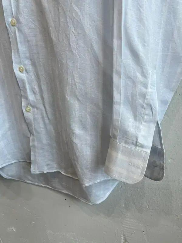 LANVIN 랑방 린넨 셔츠 Made in JAPAN (M) 4