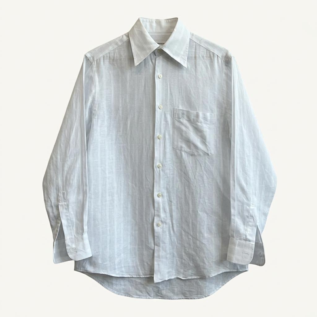 LANVIN 랑방 린넨 셔츠 Made in JAPAN (M) 1