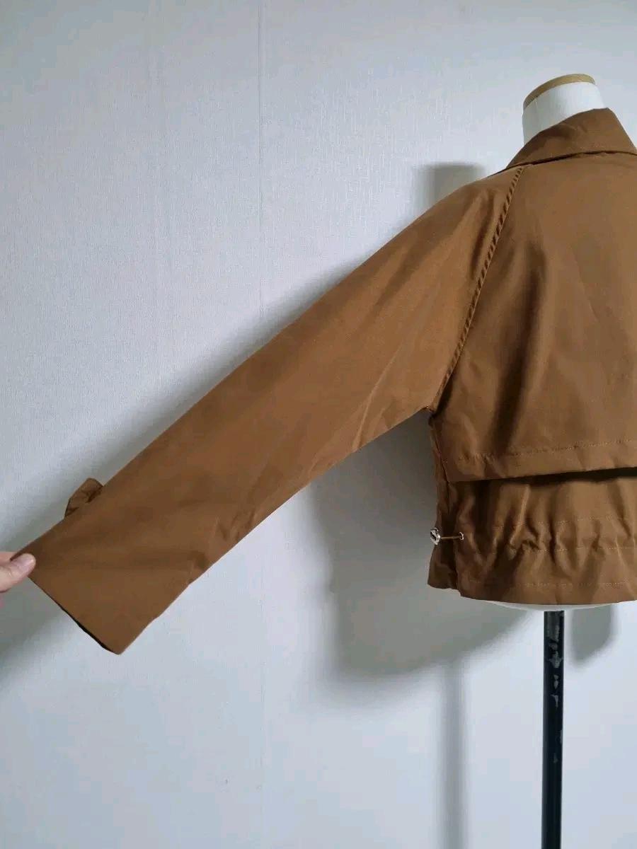 J11 스트링 브라운 더블 버튼 숏 자켓 4