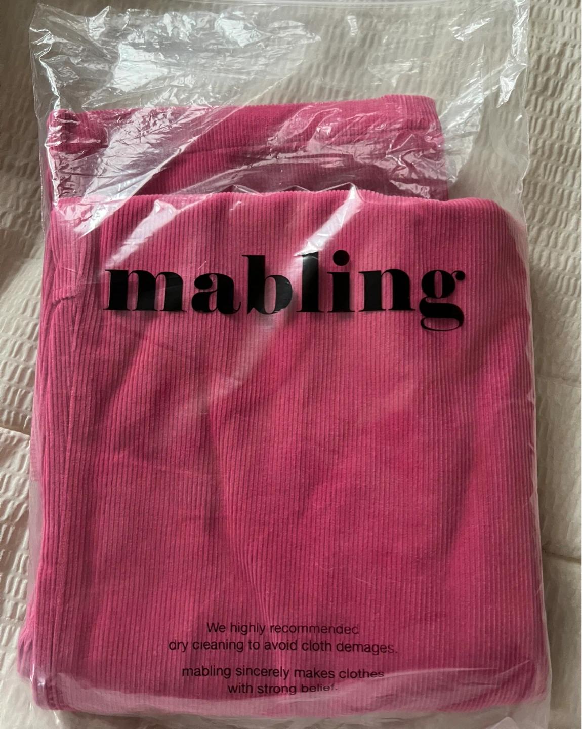 마블링 mabling 코듀로이 카팬터 팬츠 핑크 M사이즈 택제거 새상품 2