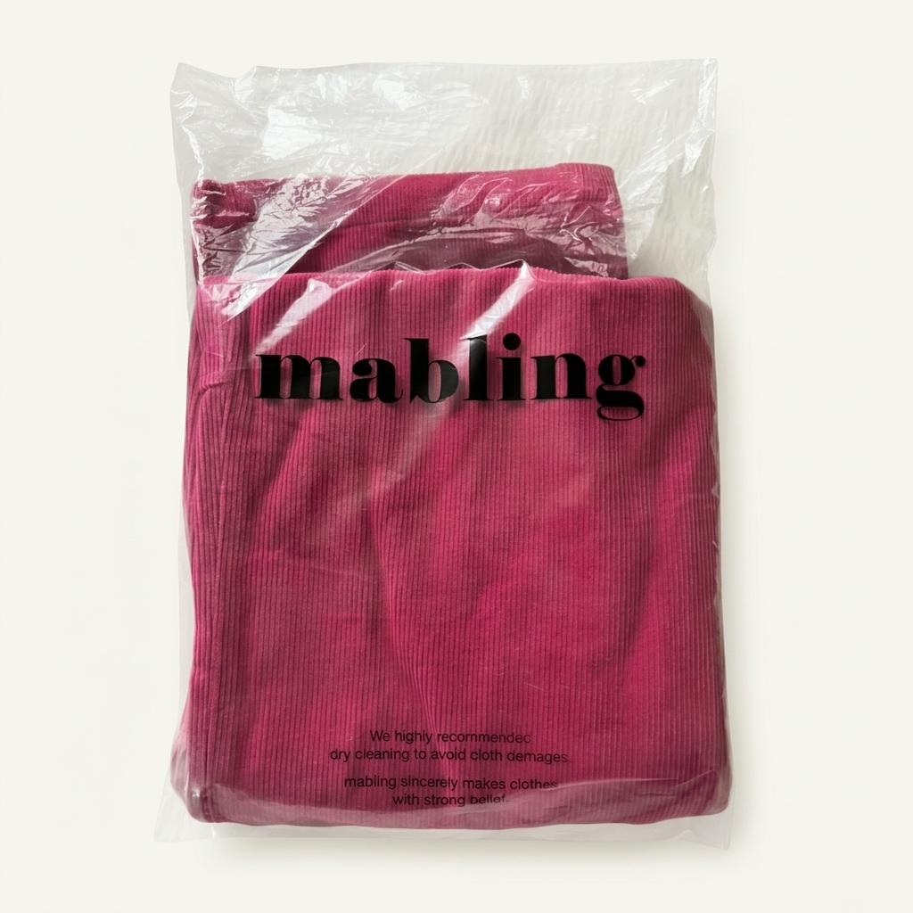 마블링 mabling 코듀로이 카팬터 팬츠 핑크 M사이즈 택제거 새상품 1