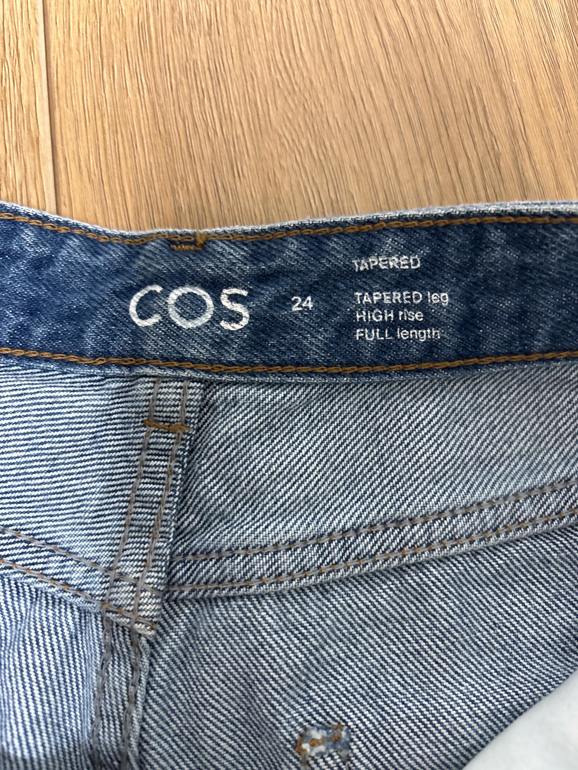 코스 테이퍼드 하이라이즈 데님 팬츠 3