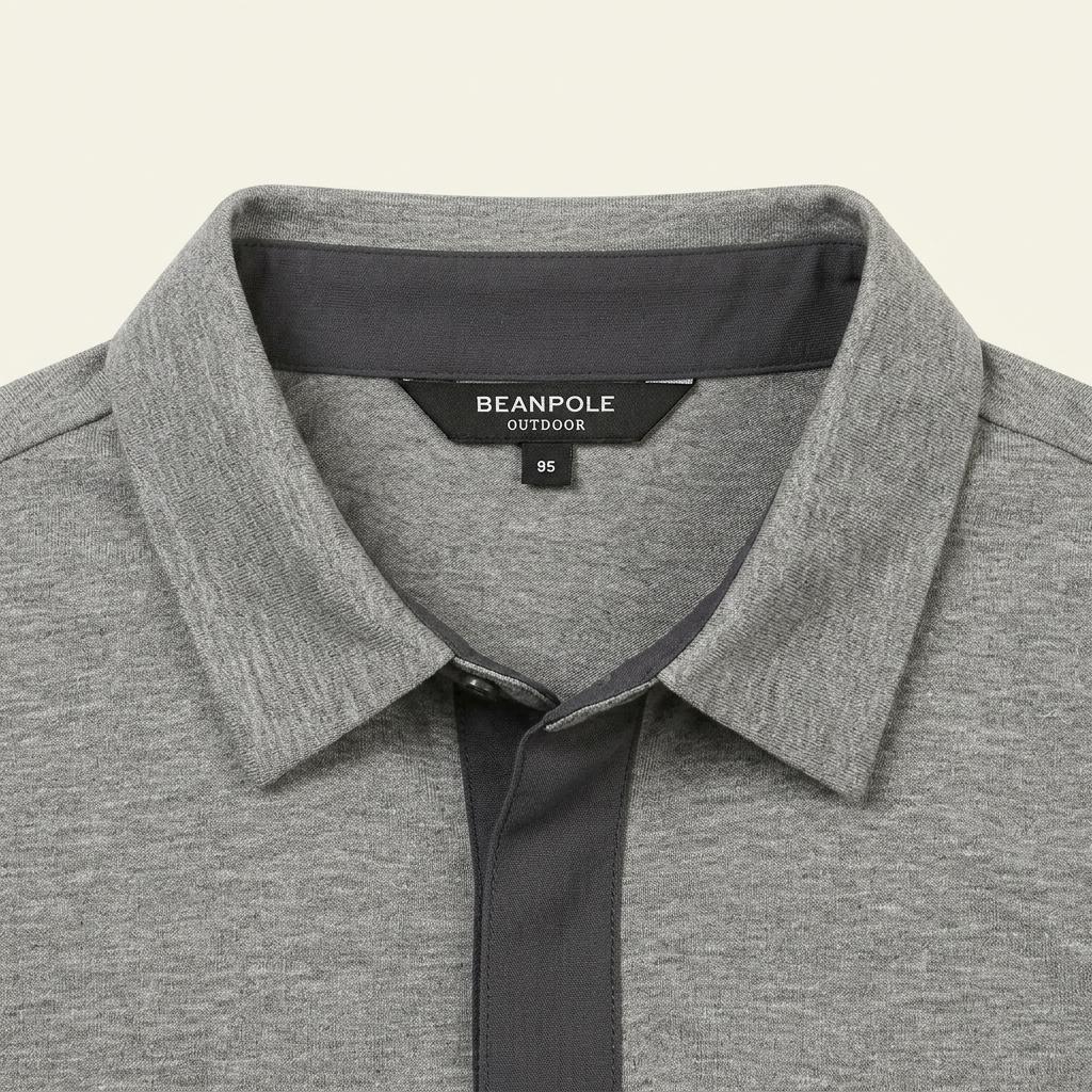 빈폴 아웃도어 그레이 반팔 피케 티셔츠 1