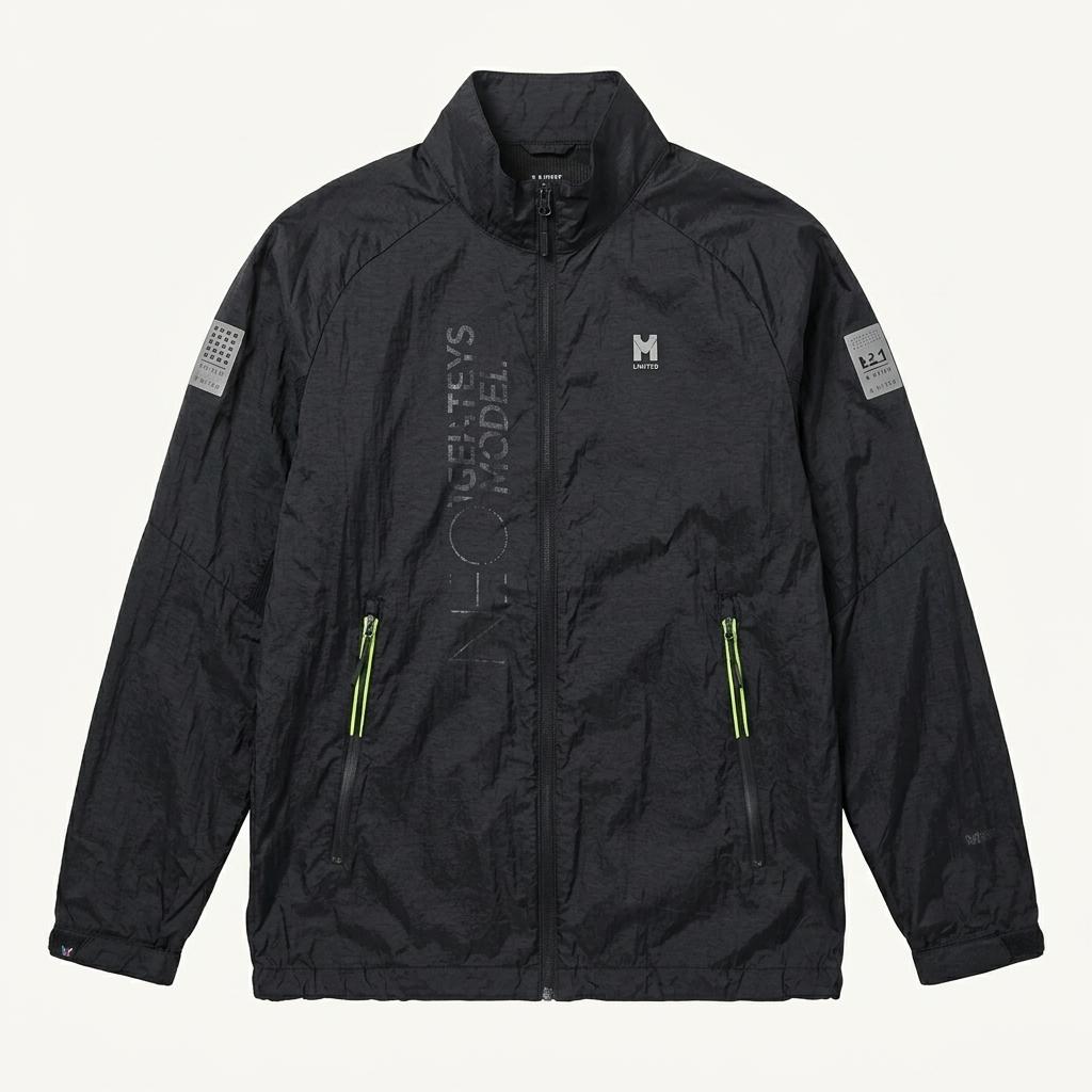 M LIMITED 바람막이 자켓 100 블랙 1