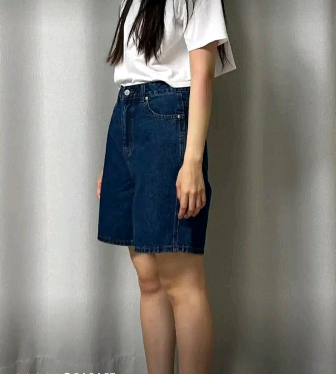 오아이오아이 컴포트 데님쇼츠 M 2