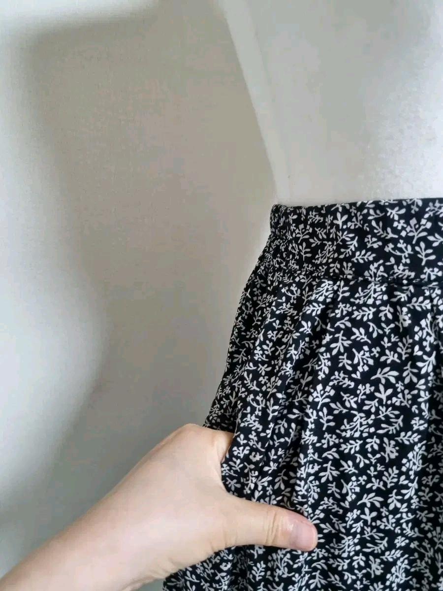 P48 꽃무늬 롱 스커트바지 4