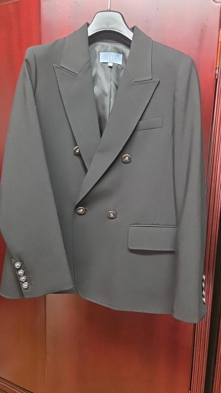 LBL 블랙 더블 버튼 정장 재킷 4