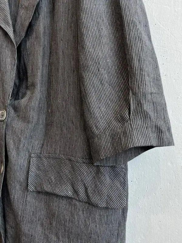 lenic&collection 여성 퓨어린넨 자켓 3