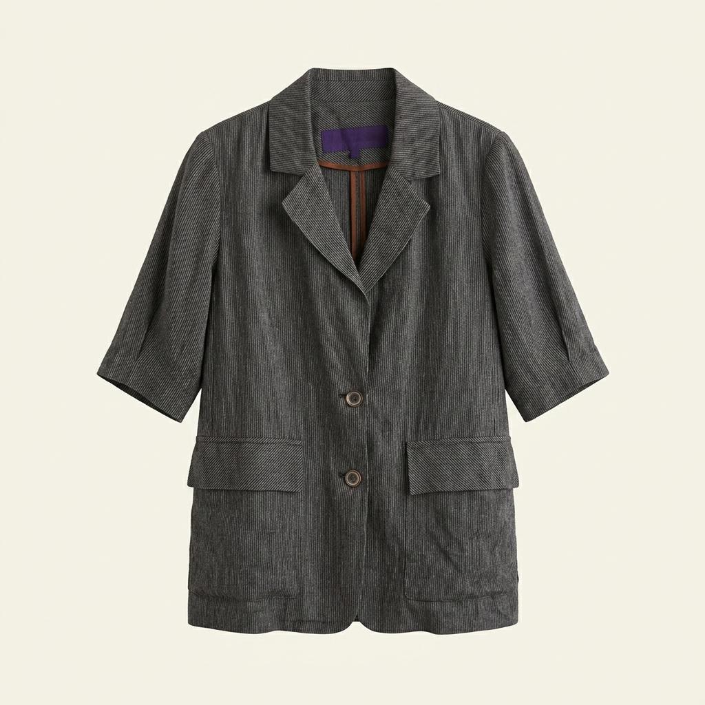 lenic&collection 여성 퓨어린넨 자켓 1
