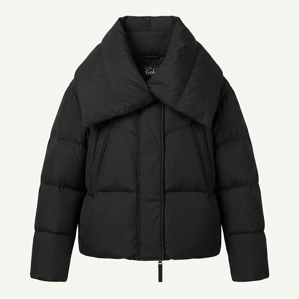 골라 프리미엄 덕다운 패딩 점퍼 블랙 1