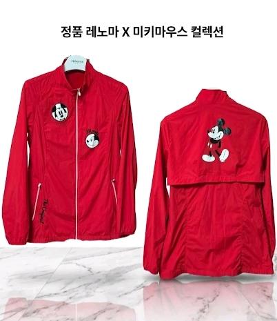 정품 디즈니 여름 홀겹 스판 바람막이 2