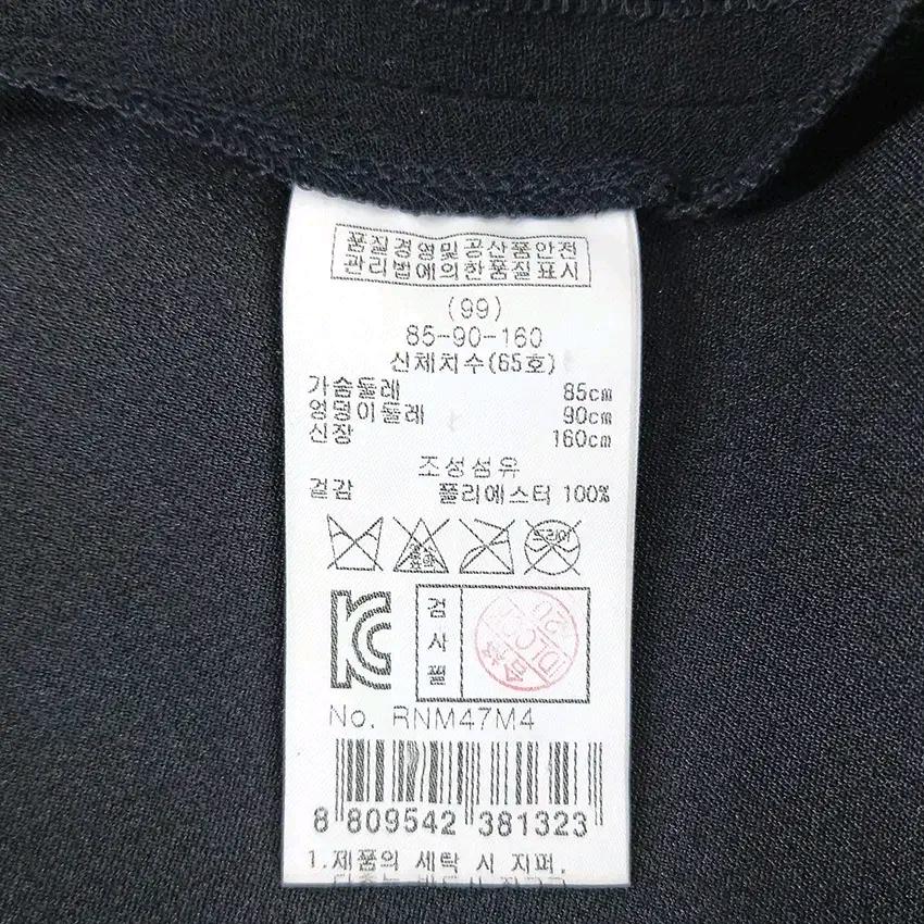 레니본 여성 춘하 홑겹 레이어드 미니원피스 블랙85 (HU44035) 6