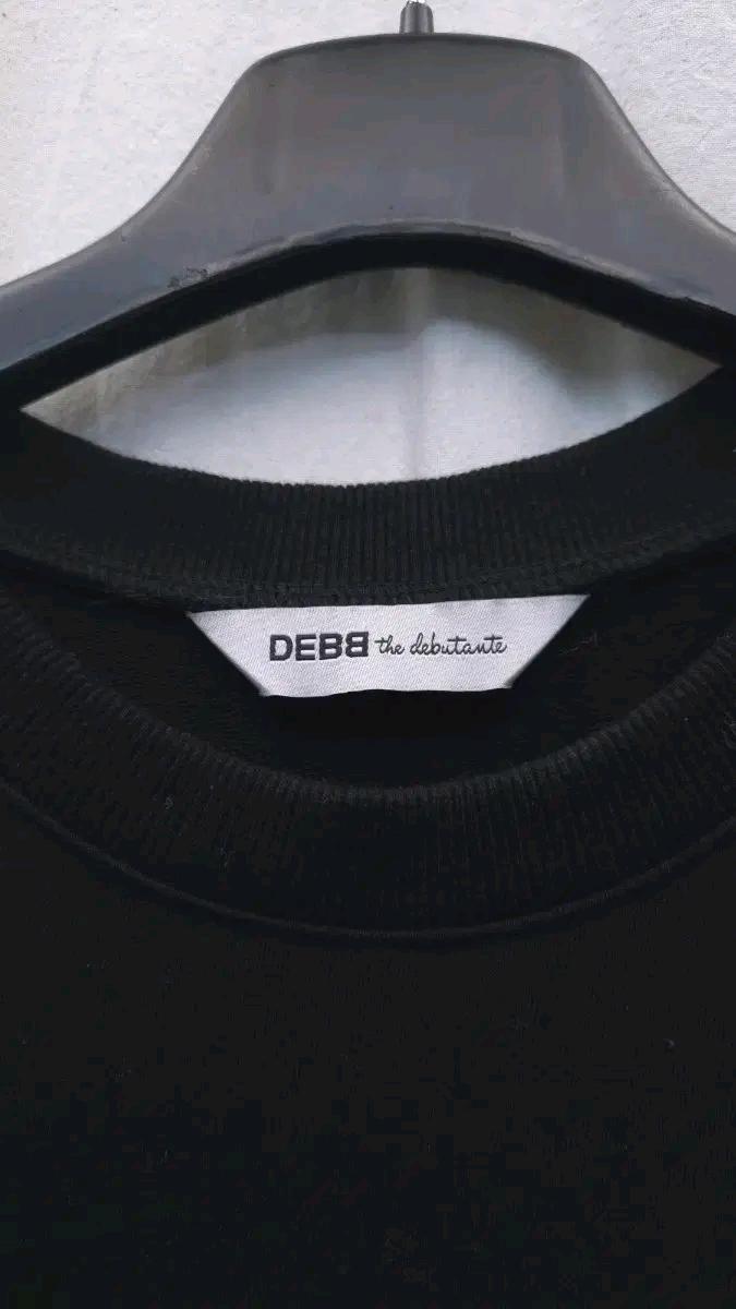 DEBB 블랙 반팔 프릴 원피스 3