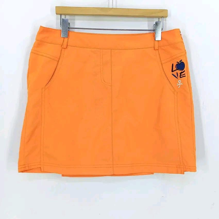 까스텔바작 여성 춘하 약스판 미니스커트 오렌지 (HU44108) 2