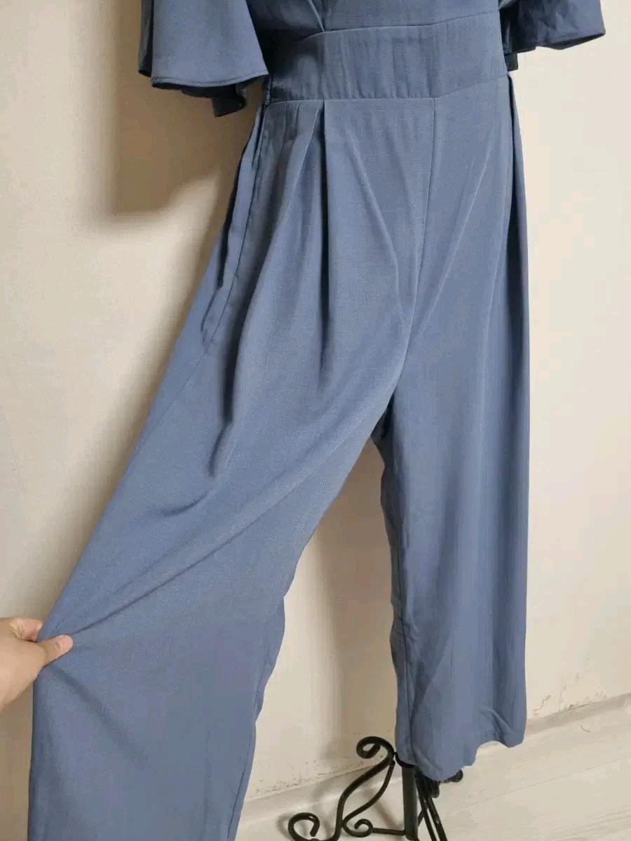 블루 반팔 정장 점프수트 8