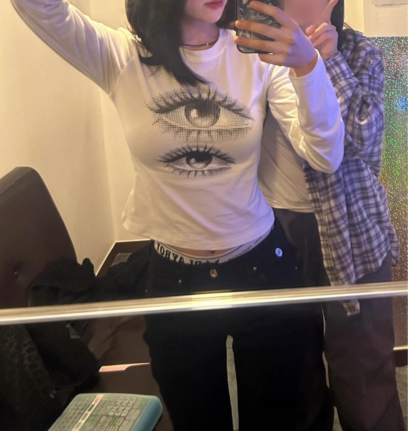 눈알 긴팔 티셔츠 4