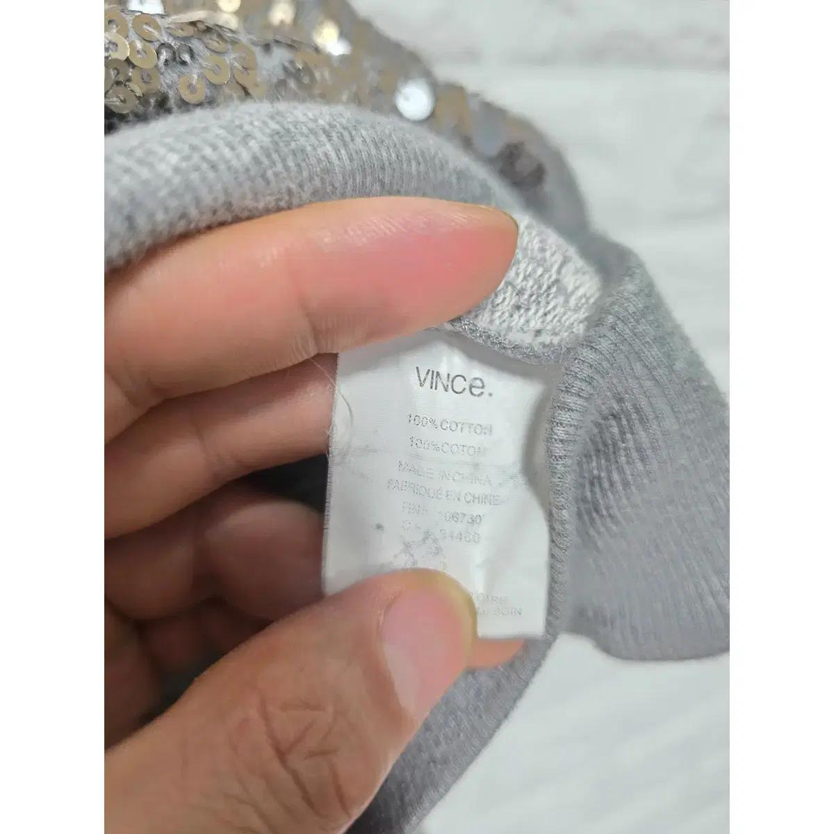 S 빈스 VINCE 라운드 티 D571 4