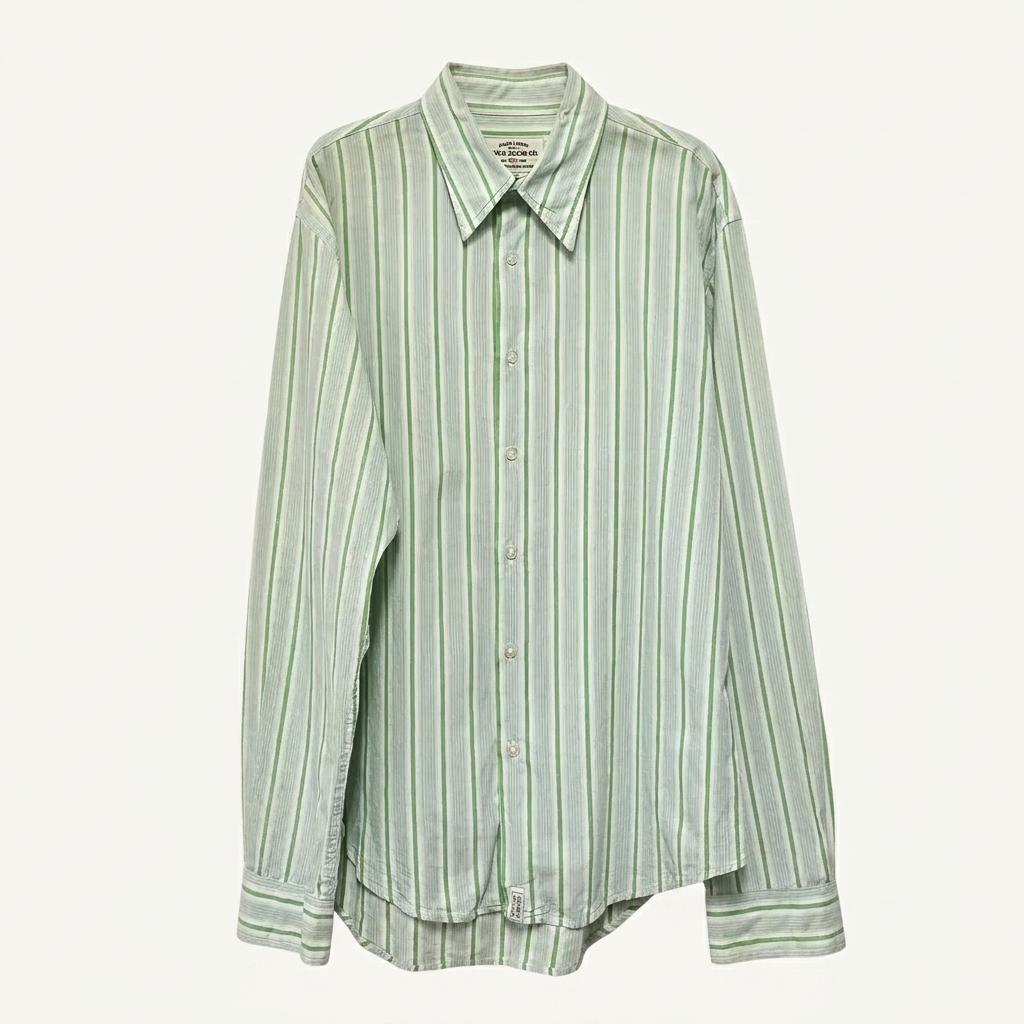 M 폴로랄프로렌 스트라이프 린넨 셔츠 남방 D573 1