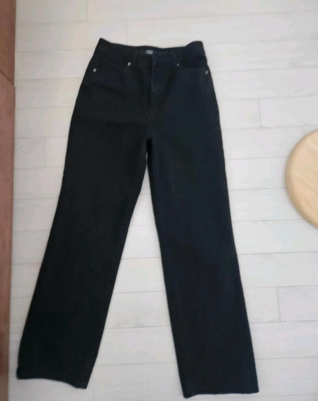 무신사 스탠다드 블랙 데님 팬츠 3